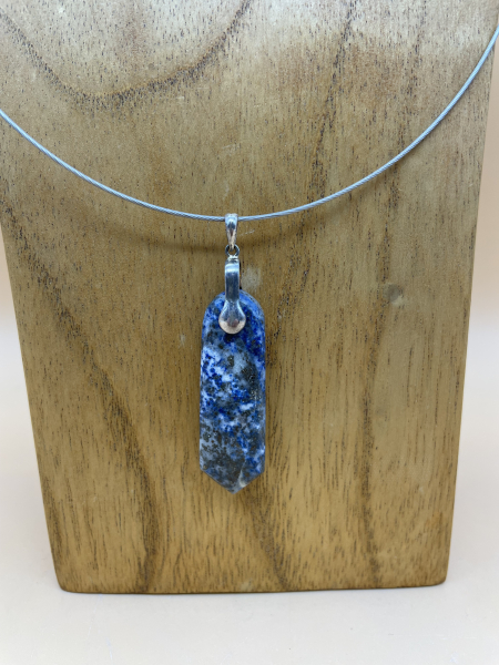 Ultramarin-Lapis Anhänger „grainy Lapis“